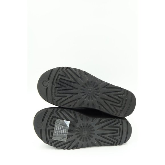 Women's Shoes UGG BAILEY BUTTON II Twinface Sheepskin Boots BLACK Size 5 - Picture 7 of 11